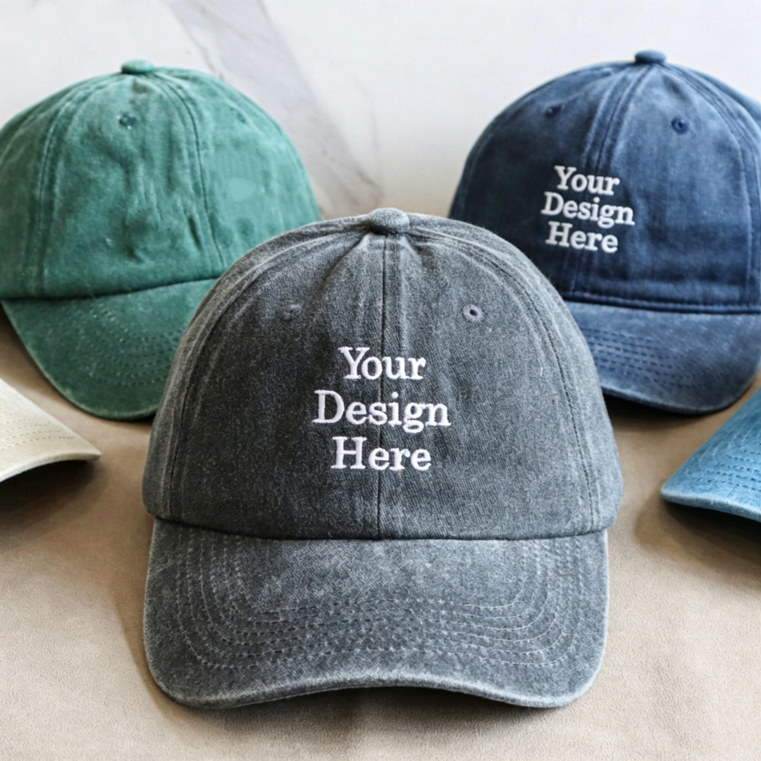 Custom Vintage Caps: Embroidery Details That Matter}